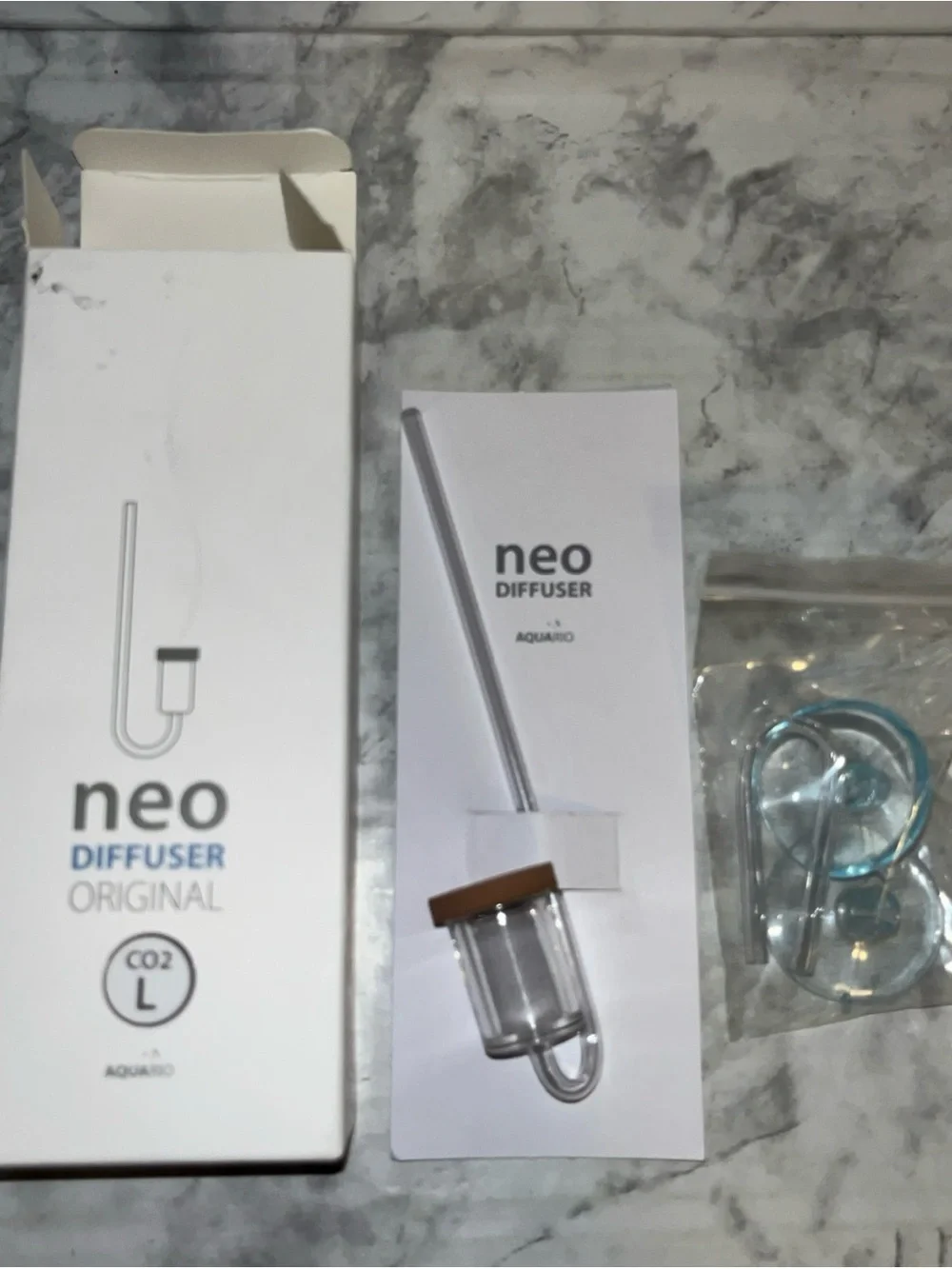 Aquarium Neo CO2 Diffuser Customized Ceramic for Planted Tank New In Box Large